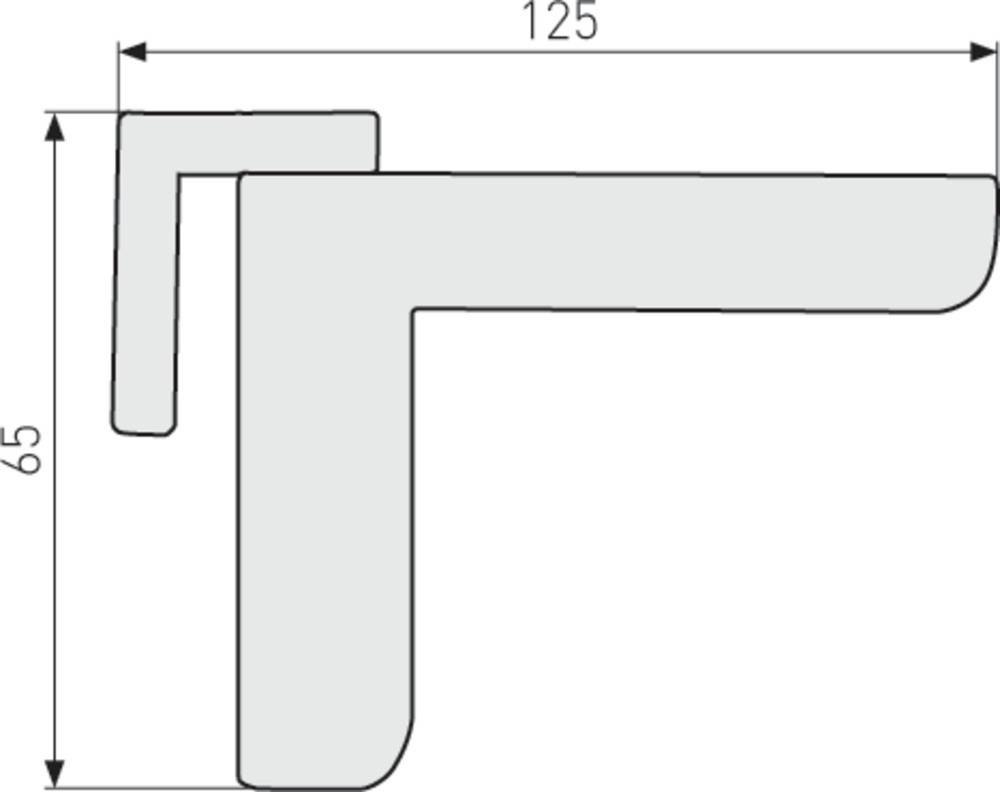 Türschließer 2603 f.IT Gr.1 20kg weiß lack.ABUS-2
