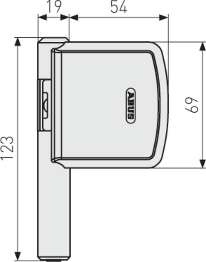ABUS Scharnierseitensicherung FAS101 W-2