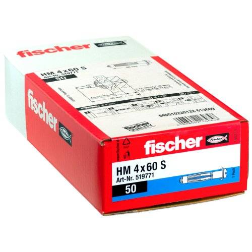 Fischer Hohlraum-Metalldübel HM 4x60 S-1