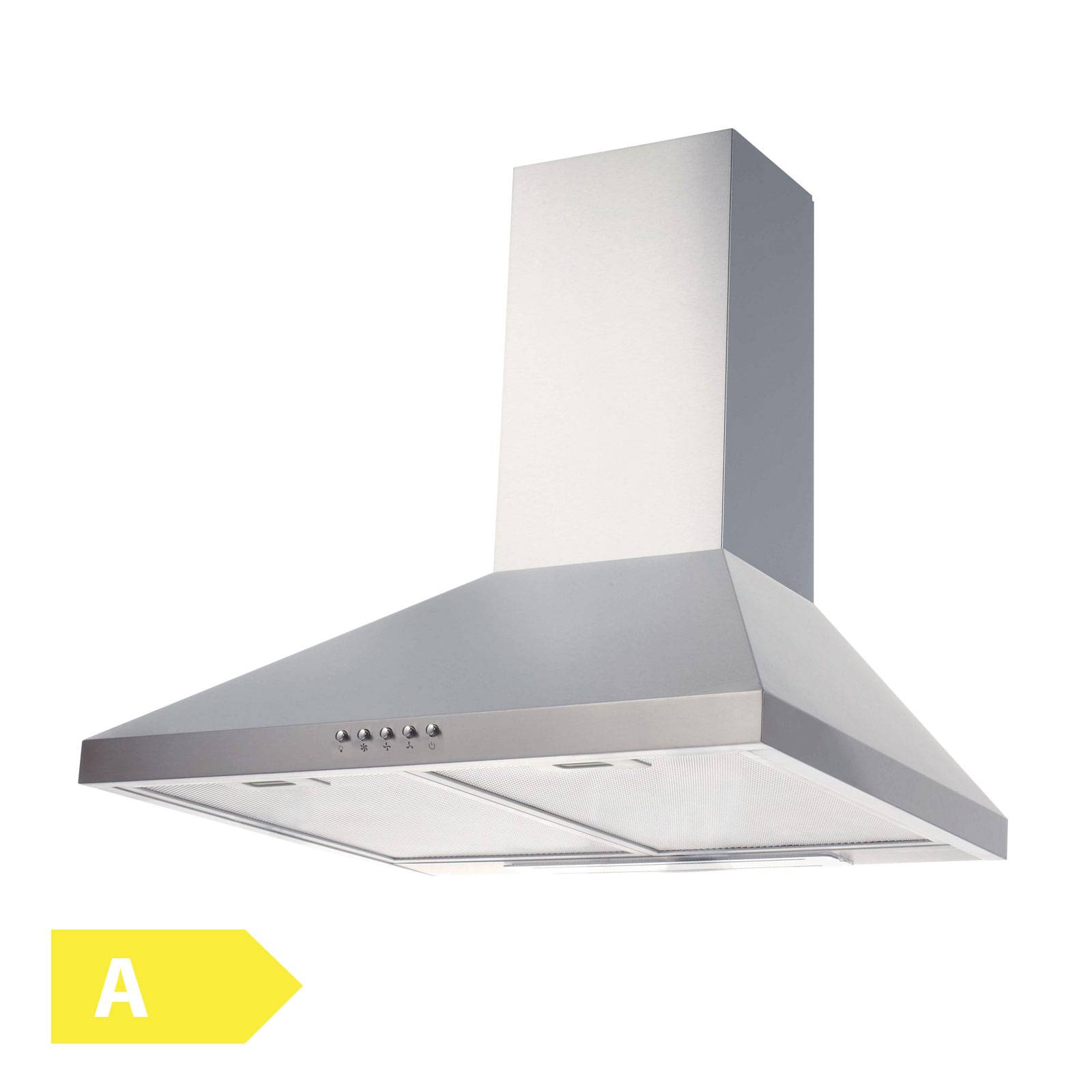 AMICA KH 17286-3 E Kaminhaube, Trapezform, 60 cm, Edelstahl inkl. Kohlefilter-0