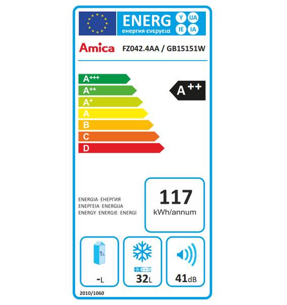 Amica GB 15151 W Gefrierbox Weiß A++-1
