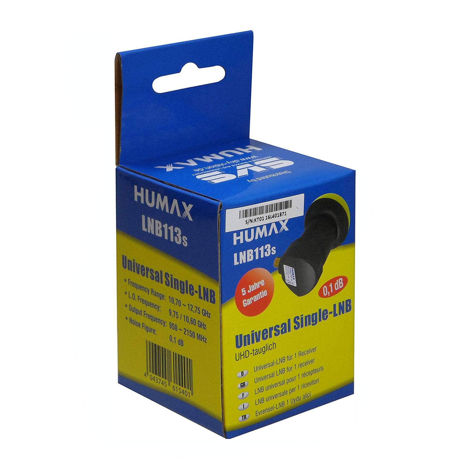 Humax LNB 113s Gold Single Universal LNB-2