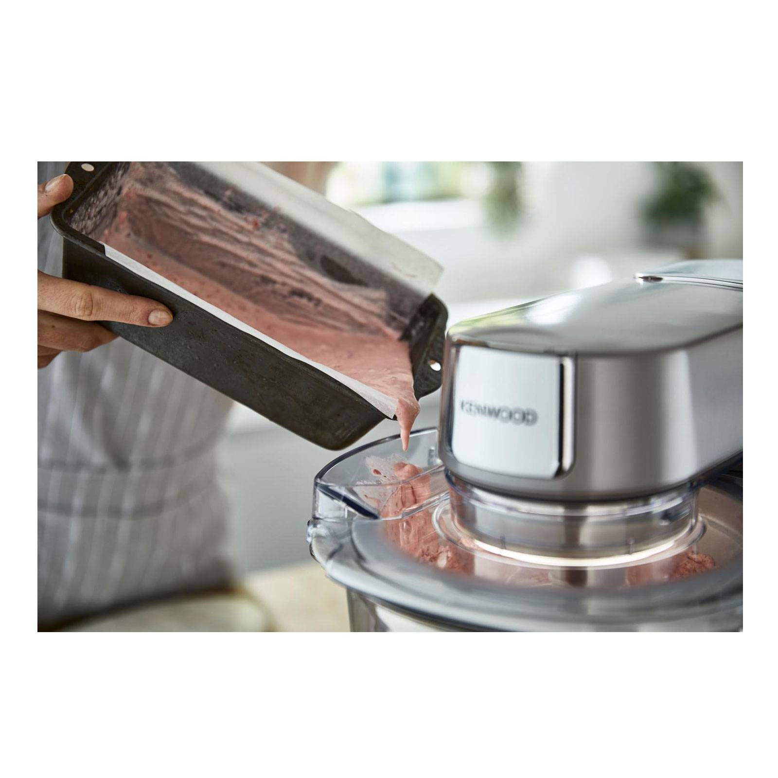 Kenwood KAX71.000WH - Eisbereiter-Aufsatz - für Standmixer - weiß - für Chef XL KMM715, KVL4100, KVL4110, KVL4115, KVL41-2