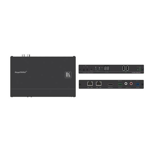 KRAMER KDS-DEC6 - HDCP 2.2 Video-Decoder (4K@60Hz (4:2:0) | HDMI | Ethernet) - in schwarz