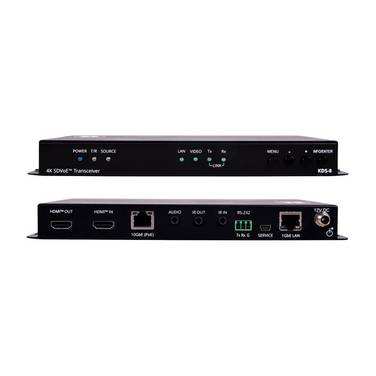 KRAMER KDS-8 - Latenzfreier Video Streaming Transceiver über Kupfer (4K@60Hz | 4:4:4 | HDR | SDVoE–Codec | Ethernet)