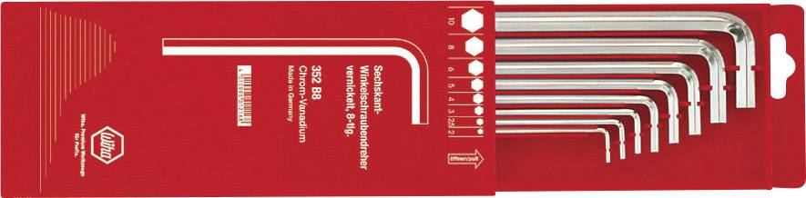 Wiha Winkelschraubendreher vernickelt 2,0-10mm Sch.-Box