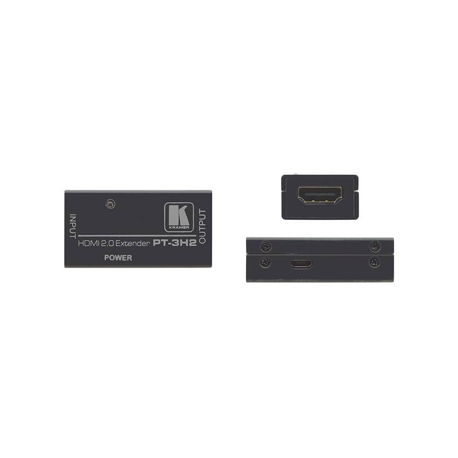 KRAMER PT-3H2 - 4K UHD HDR HDMI Extender / Repeater (4K@60Hz | 4:4:4 | HDTV | HDMI 2.0 | HDCP 2.2 | ARC | CEC )-0