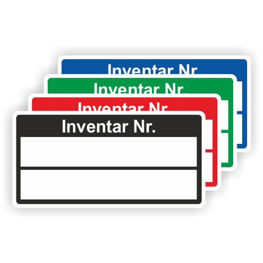 Inventaretiketten "Eigentum", grün, Dokumentenfolie, 50,8 x 25,4 mm-2