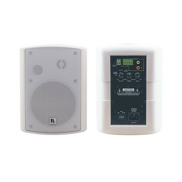 KRAMER TAVOR-5-O(PAIR) - 2-Wege Aktivlautsprecher für Wandaufbau (2x 30 Watt RMS | Bass-Reflex Verstärkung | Packung mit