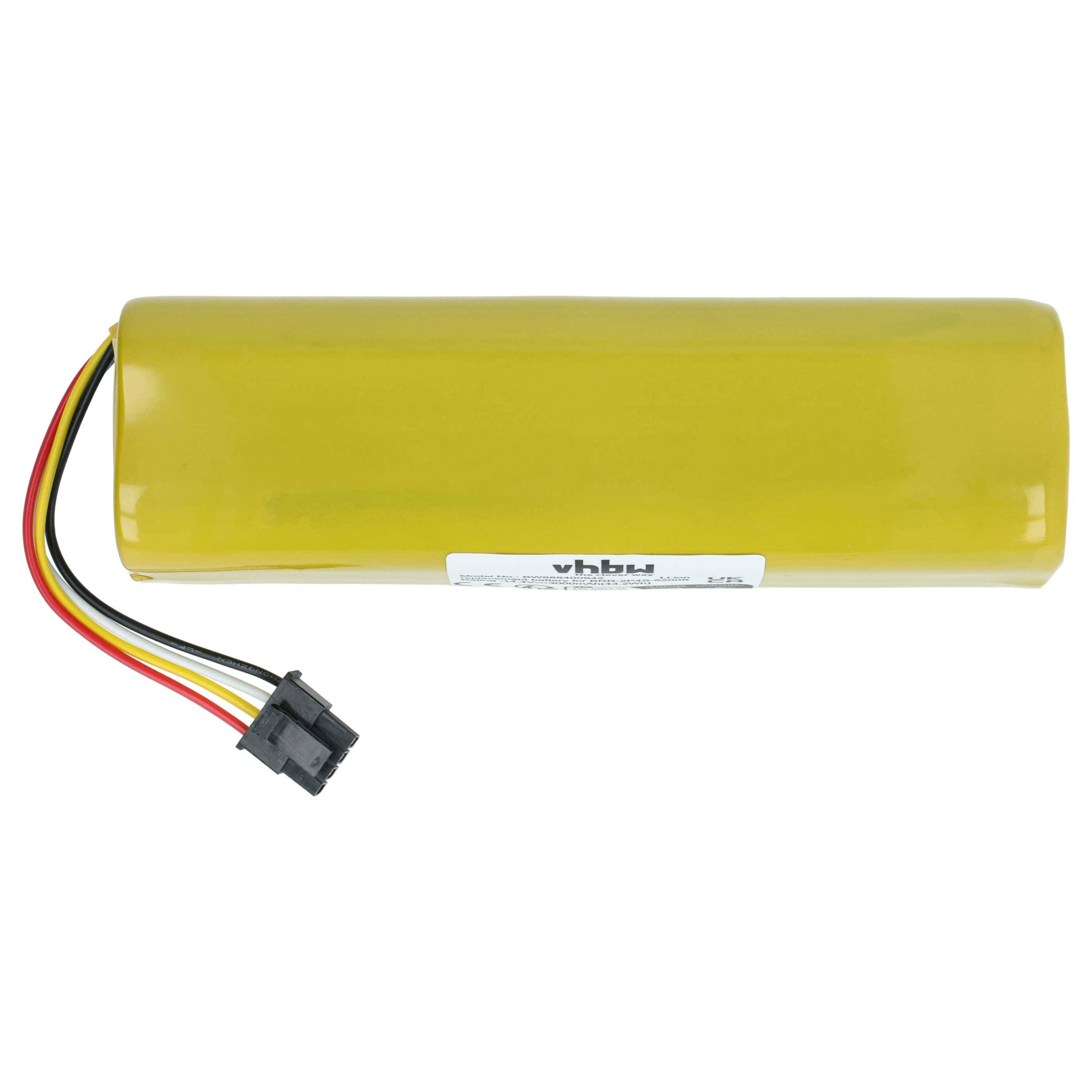 vhbw Akku kompatibel mit Xiaomi Dreame Bot L20 Ultra | Bot L10s Ultra RLS6LADC-6 Saugroboter (3000 mAh, 14,4 V, Li-Ion)-2