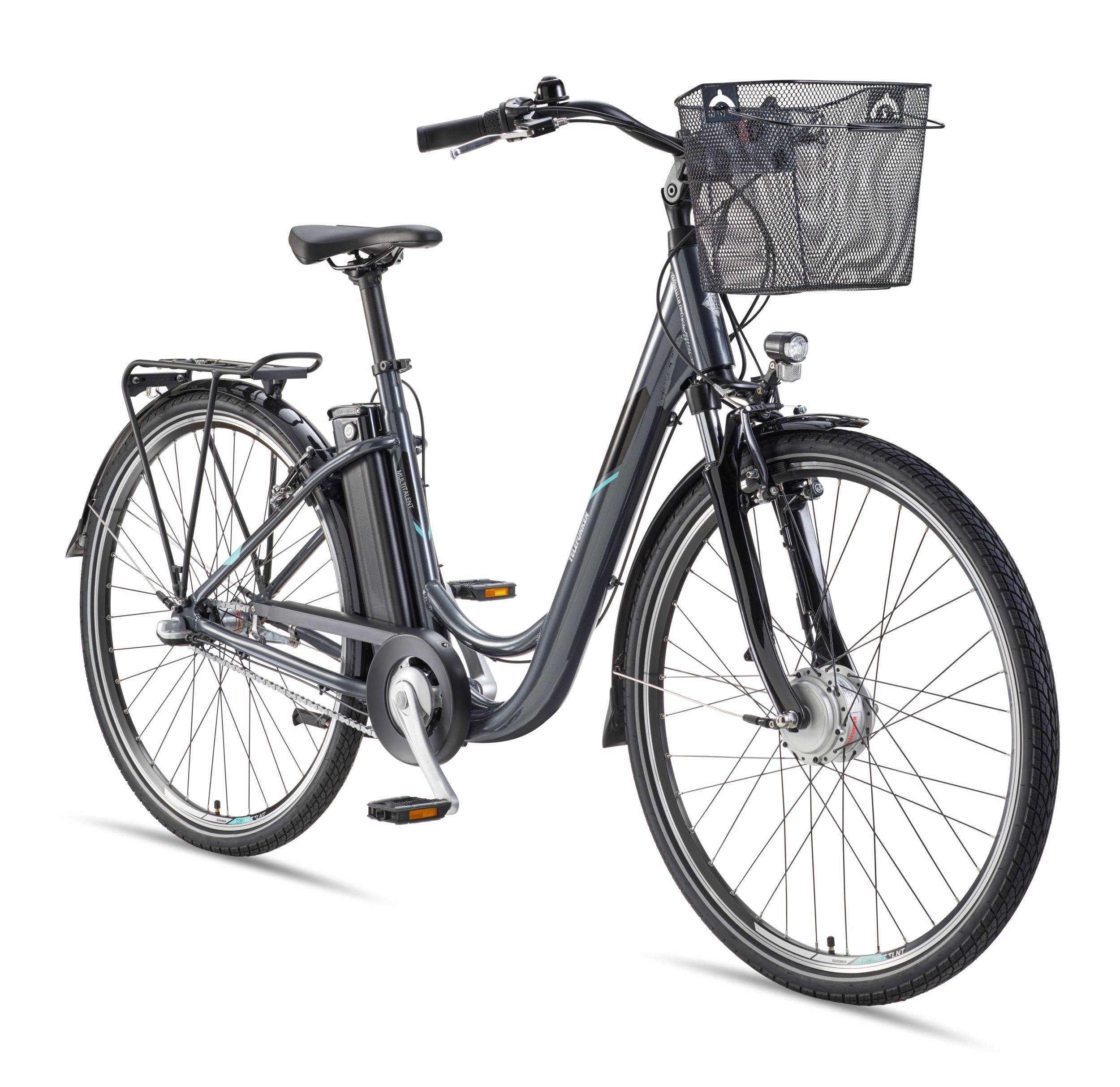 Telefunken E-Bike RC830 28 Zoll mit 3-Gang Shimano Nabenschaltung / Frontmotor 250W / Sitzrohrakku 531,3 Wh / anthrazit-0