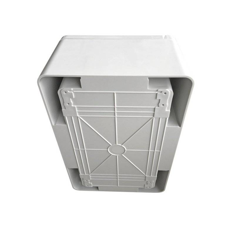 Schaltschrank IP65 ABS Kunststoff Gehäuse 400x500x175 mm mit Montageplatte Verteilerkasten-5