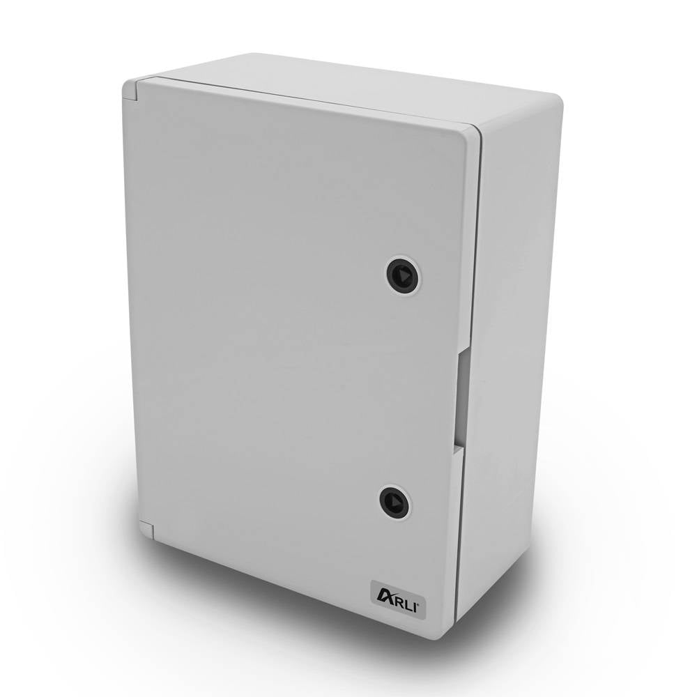 Schaltschrank IP65 ABS Kunststoff Gehäuse 400x500x175 mm mit Montageplatte Verteilerkasten-1