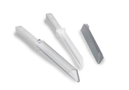 Probenspatel SteriPlast PS weiß, m. Hülse, Einstechtiefe 150mm, einz. verpackt/steril, Pack à 10 St.-1