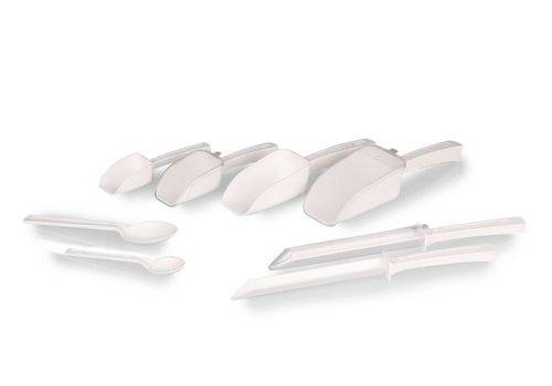 Probenlöffel SteriPlast PS weiß, Länge 170 mm, Inhalt 10 ml, einzeln verpackt/steril, Pack à 100 St.-1