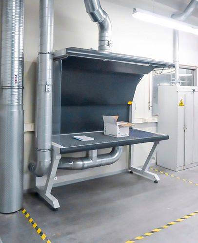 Absaugtisch für Klebearbeiten, Arbeitsfläche 1000 x 900 mm-3