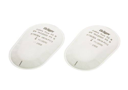Dräger Partikelfilter Pure P3, für X-plore-Halbmasken Serie 3000, VE = 10 Paar-0
