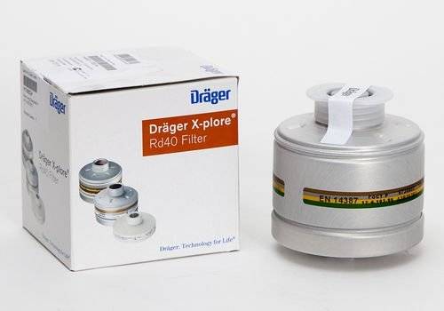 Dräger Mehrbereichskombinationsfilter A2B2E2K1, Standard-Rundgewinde RA, X-pore-Serie 4000/6000-1