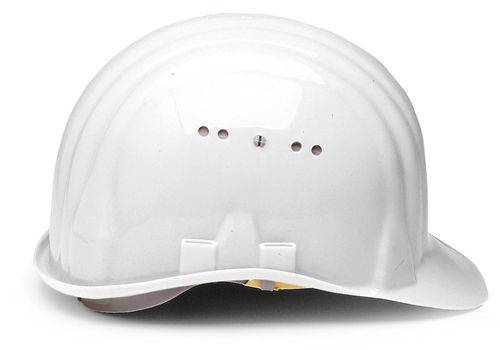 Schuberth Bauschutzhelm mit 4-Punkt-Gurtband, gemäß DIN-EN 397, weiß-1