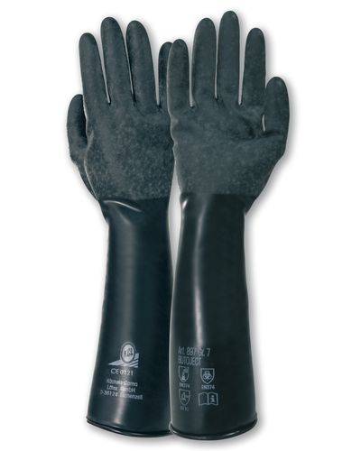 KCL Chemikalienschutzhandschuhe Butoject, aus Butyl, Kategorie III, Gr. 9, 1 Paar-0