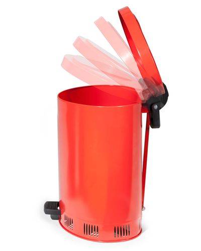 Sicherheits-Sammelbehälter SSB, Stahl, rot, 50 Liter-2