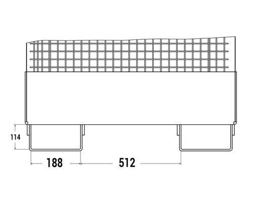 R+R Industrietechnik Arbeitskorb Typ RAK-Kranbar 1200x800x2200mm RAL 7016 Anthrazitgrau-1