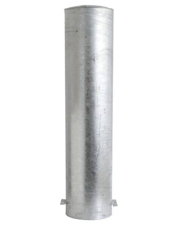 Absperrpfosten Stahl, feuerverzinkt, dm 273, H 1500 mm, zum Einbetonieren