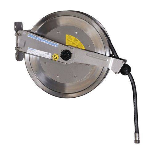 Schlauchaufroller EX-05-S, inklusive 15m Schlauch, Ø 1/2", Edelstahl, Atex-0