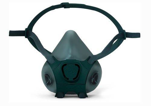 Moldex Halbmaske 7005, Gr. M, aus Silikon, EasyLock Bajonett-Anschluss, ohne Filter, EN 140-0