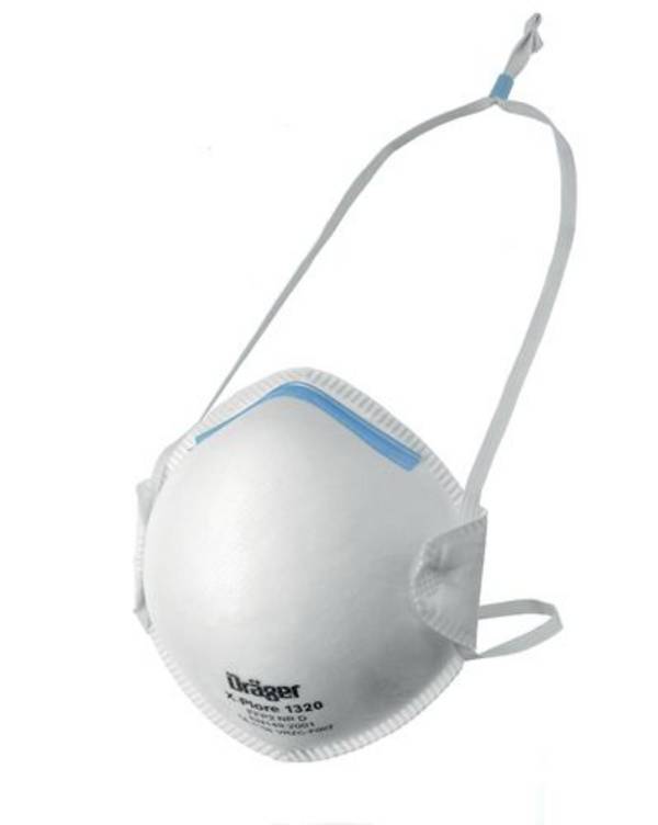 Dräger Atemschutzmaske X-plore 1320 FFP2 NR D, vorgeformt, ohne Ausatemventil, VE = 20 Stück