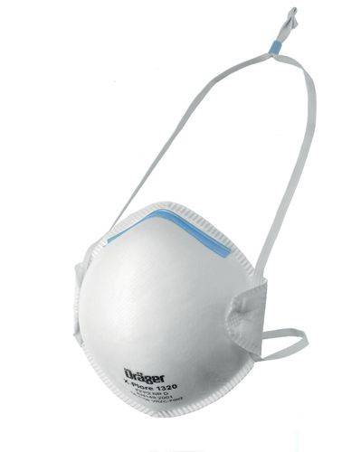Dräger Atemschutzmaske X-plore 1320 FFP2 NR D, vorgeformt, ohne Ausatemventil, VE = 20 Stück-0