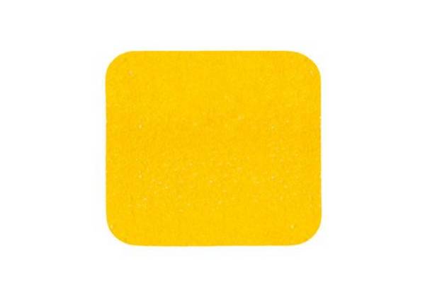 m2-Antirutschbelag™, Universal, gelb, Einzelstreifen, 140 x 140 mm, VE=10 St