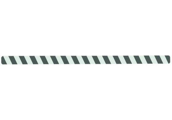 m2-Antirutschbelag™, Easy Clean, nachleuchtend SG, Einzelstreifen, 50 x 1000 mm,VE=10 St