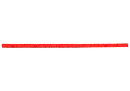 m2-Antirutschbelag™, Easy Clean, rot, Einzelstreifen, 25 x 800 mm,VE=10 St-0