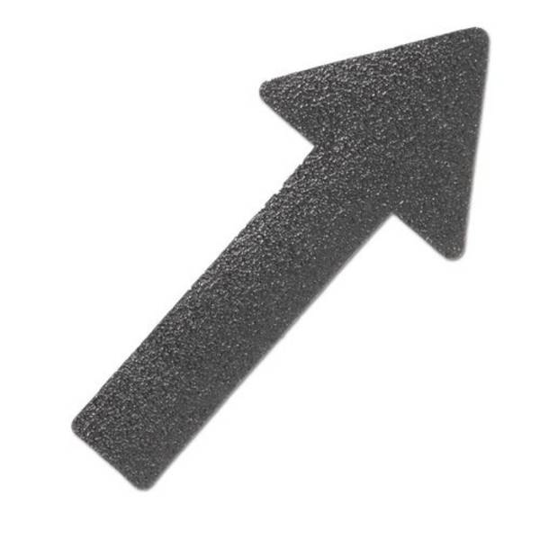 m2-Antirutschbelag™, Hinweismarkierung, extra stark, schwarz, Pfeil, 130 x 280 mm,VE=10 St