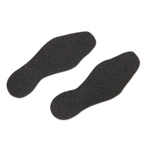 m2-Antirutschbelag™, Hinweismarkierung, extra stark, schwarz, Schuhform,95 x 265 mm (1Paar),VE=10 St