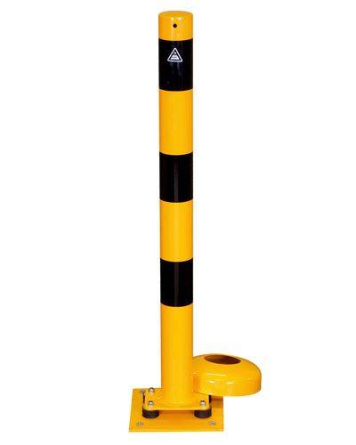 Neigbarer Absperrpfosten verz.,dm 89 mm, Höhe 1000 mm-0