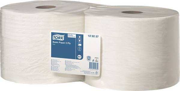 Papierwischtücher Standard Tissue 2-lagig weiß VE 2 Rollen 1500 Blatt/Rolle. Essity Professional Hygiene |
