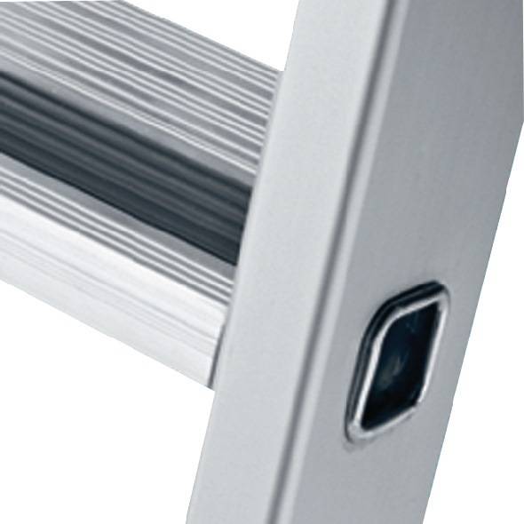 Stufenstehleiter 2x8 Stufen Alu.elox.Gesamt-H.2270mm ZARGES-2