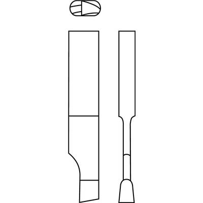 Messer f. Typ Liliput Typ 3 HSS-Co TiN Schnitt-T. 15mm GFS