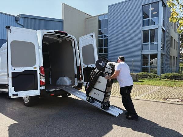 Verladeschiene Alu.L.2500mm Trgf.400 kg/Paar Fahrr.-B.155mm ALTEC