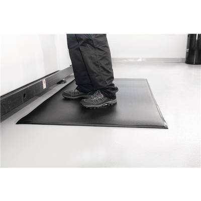 Arbeitsplatzbodenbelag Zuschnitt B900xS9mm schwarz PVC Preis p.Laufmeter COBA