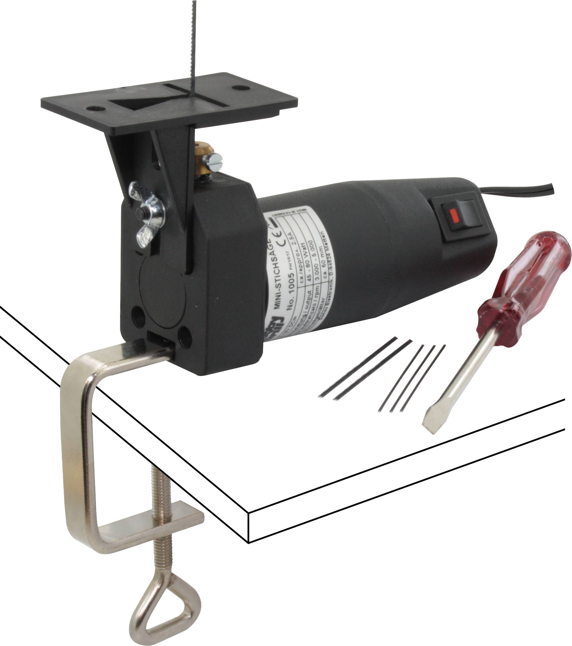 Donau Elektronik 1005 Mini-sticksåg 1005 45 W, 80 W