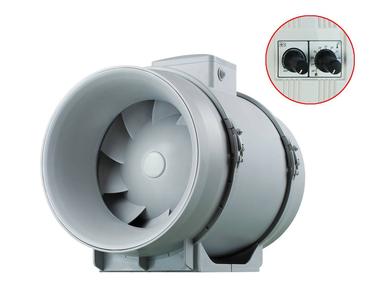 Rohrventilator Lüfter TT Pro 100 Serie bis 245 m³/h - TT Pro 100 U-0