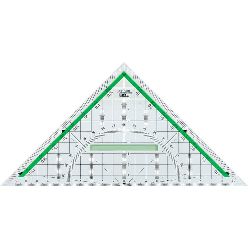 M+R Zeichendreieck Green Line 723230810 22cm-0
