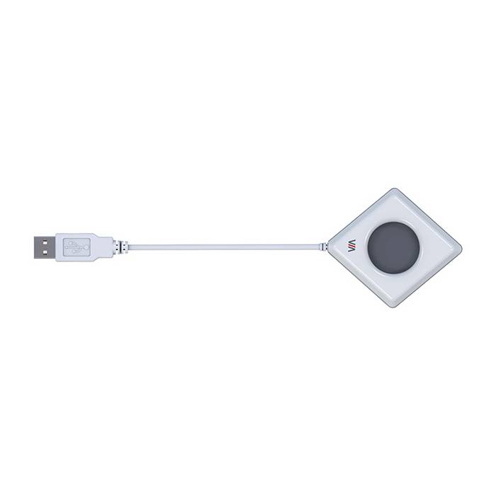 KRAMER VIA PAD - VIA Step-In / Step-out Touch Pad für die VIA Produktfamilie (Status-LED-Ring | USB | Plug & Play)-0