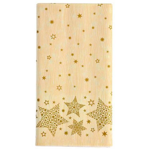 PAPSTAR - 88668 - Rechteckig - Cremefarben - Zellulose - Tischdecke - Weihnachtsmuster - 180 x 120 cm