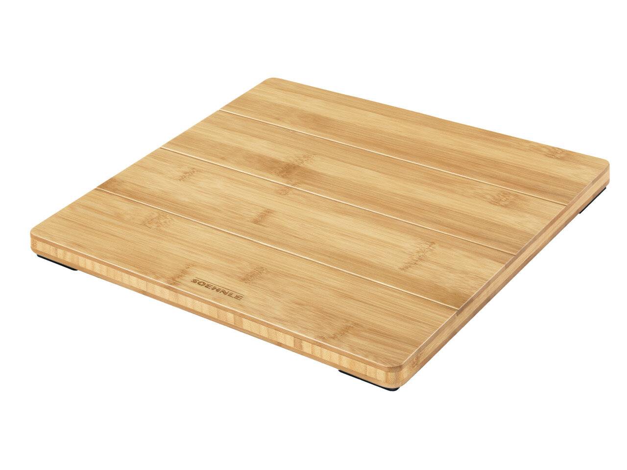 Soehnle Style Sense Bamboo Magic, digitale Holzwaage aus echtem Bambus, mit-10