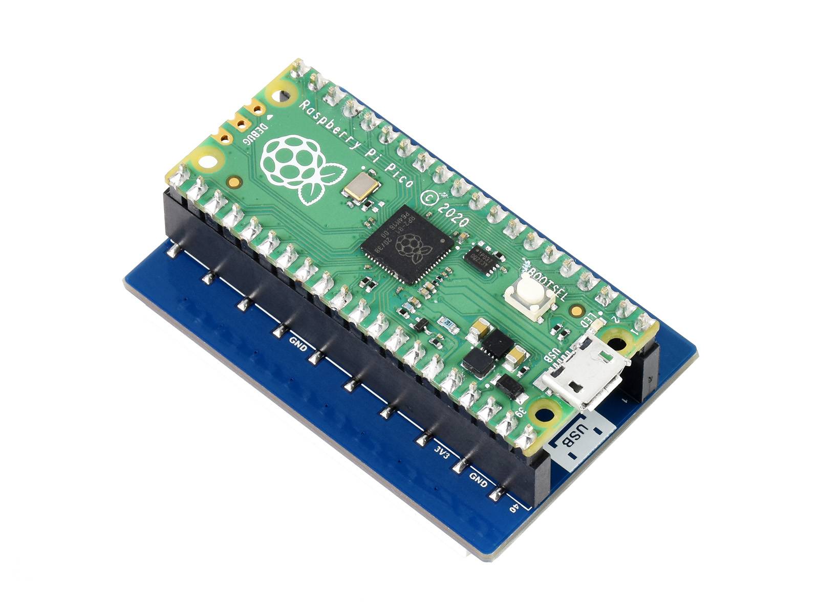 WaveShare 1.8inch LCD Display Module for Raspberry Pi Pico, 65K Colors, 160×128, SPI-1