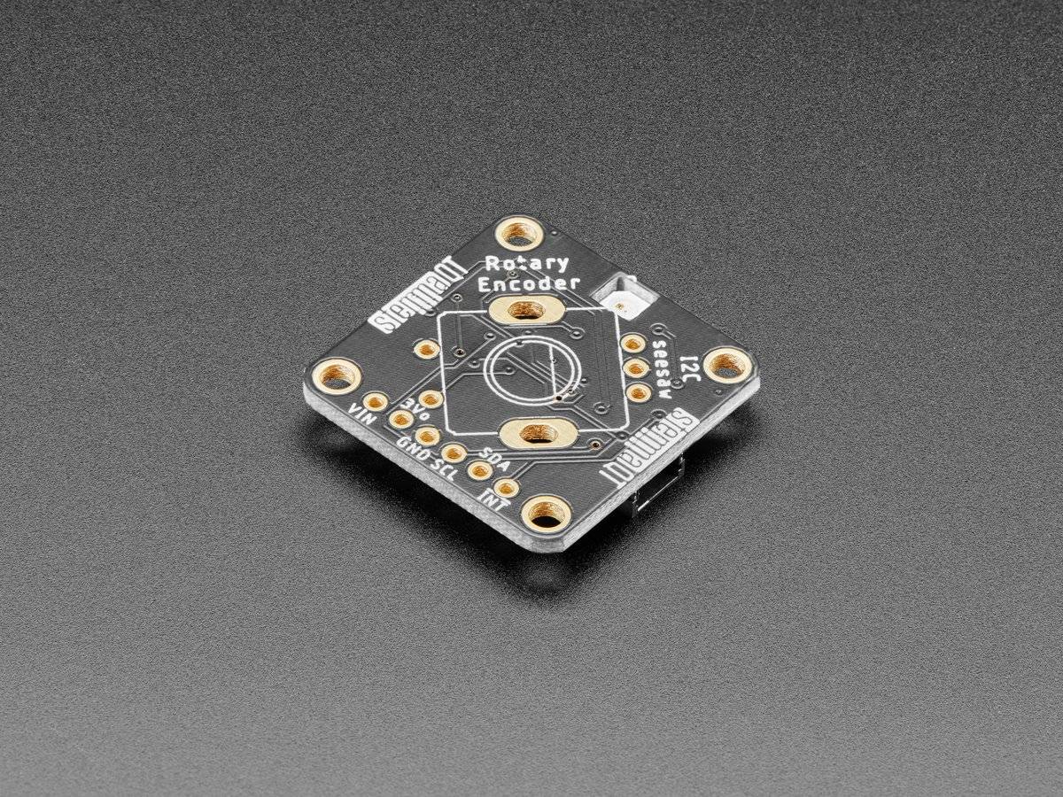 Adafruit I2C QT Rotary Encoder with NeoPixel STEMMA QT Qwiic-1